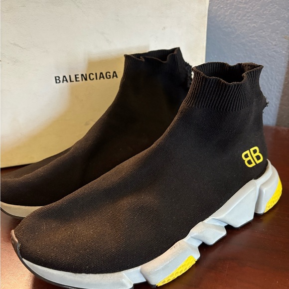 Balenciaga Speed Trainer Mid BB Black & Yellow
Men’s 11 *See Notes* - Picture 1 of 12
